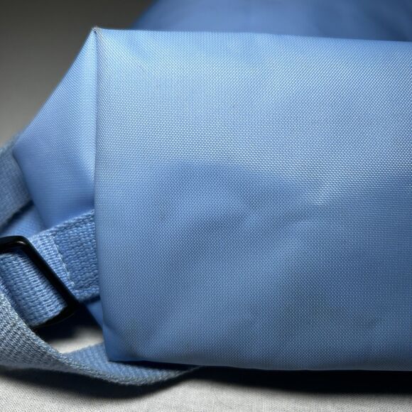 Longchamp le Pliage Club Nylon Backpack In Light Blue Corners Intact Minor Wear - Picture 7 of 12